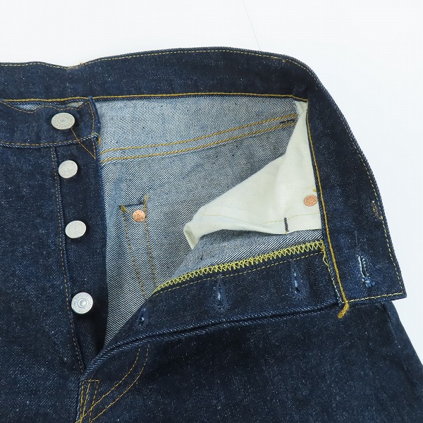 実際に弊社で買取させて頂いたLEVI'S/リーバイス 501XX 復刻 バレンシア工場製 ビッグE ボタン裏555 デニムパンツ/W29L36の画像 5枚目