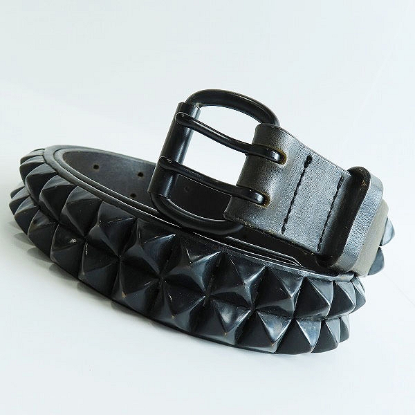 実際に弊社で買取させて頂いたNEIGHBORHOOD/ネイバーフッド 2連スタッズ レザーベルト