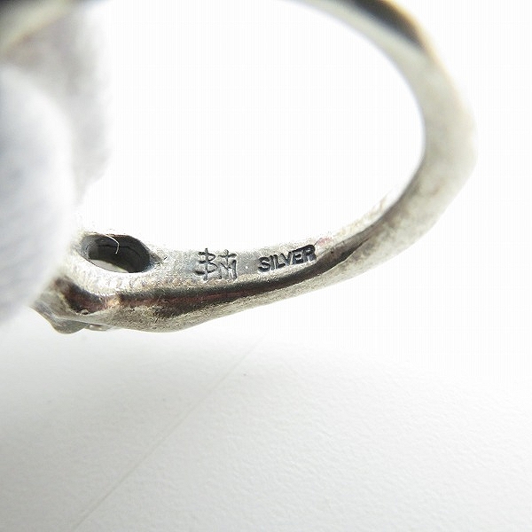 実際に弊社で買取させて頂いたBloody Mary/ブラッディマリー 昼/Elix エリクス リングB -地- /ホワイトトパーズ 10号の画像 7枚目