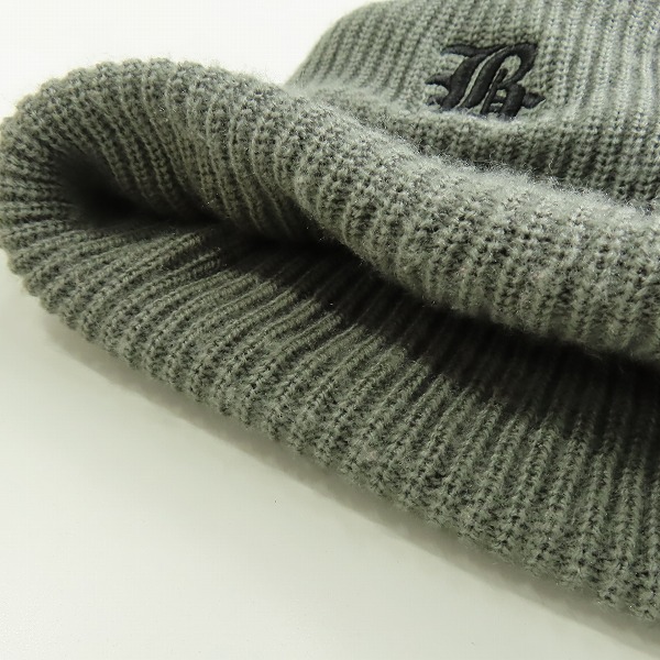 実際に弊社で買取させて頂いたBack Channel/バックチャンネル ロゴ刺繍 ビーニー ニット帽の画像 9枚目