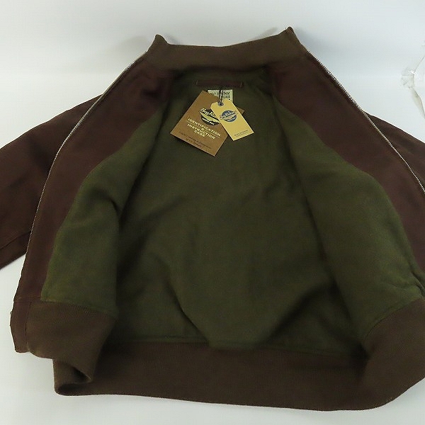 実際に弊社で買取させて頂いた【未使用】BUZZ RICKSON'S/バズリクソンズ JACKET DECK ZIP デッキジャケット ブラウン BR15152 /40の画像 5枚目