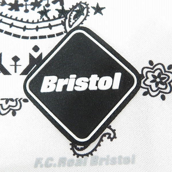 実際に弊社で買取させて頂いたF.C.Real Bristol/F.C.レアルブリストル WHOLE PATTERN S/S MOCKNECK TOP/半袖カットソー FCRB-230138/Mの画像 5枚目