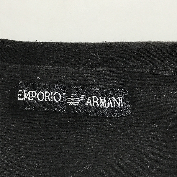 実際に弊社で買取させて頂いたEMPORIO ARMANI/エンポリオ アルマーニ ロゴ ロングTシャツ Lの画像 4枚目
