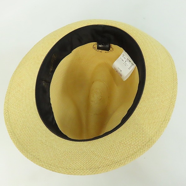 実際に弊社で買取させて頂いたBorsalino/ボルサリーノ 中折れハット リボン/7の画像 5枚目