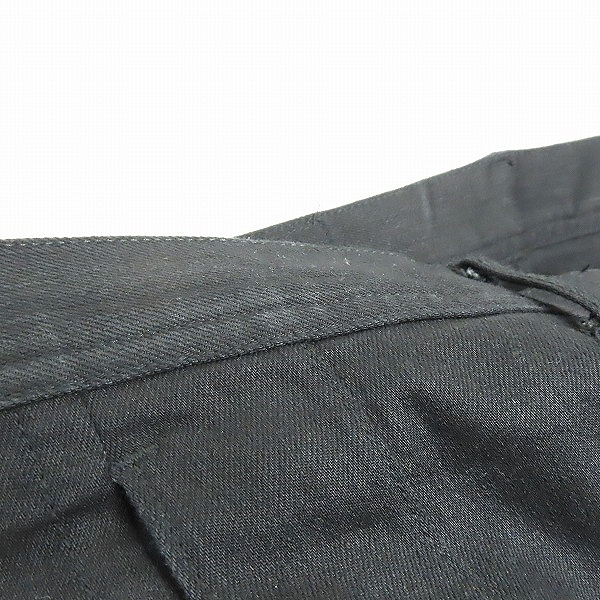 実際に弊社で買取させて頂いたJULIUS/ユリウス 22SS Skinny Pants And Other TROUSERS 10.5oz ストレッチデニムトラウザーズパンツ 779PAM6-BK/3の画像 7枚目