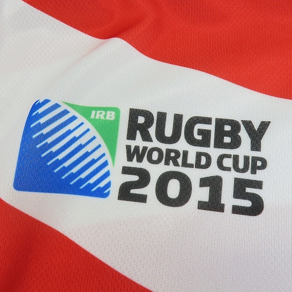 実際に弊社で買取させて頂いたCANTERBURY/カンタベリー 2015年 ラグビーワールドカップ 日本代表 ファーストジャージ RG35560/3Lの画像 4枚目