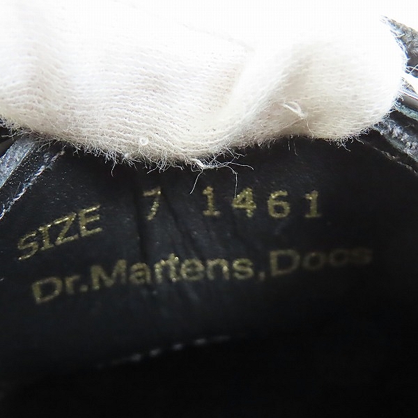 実際に弊社で買取させて頂いたDr.Martens/ドクターマーチン 3ホールシューズ 21aw 1461 3EYE BOOT MONO PATENT LAMPER/パテント/27137001/7の画像 5枚目
