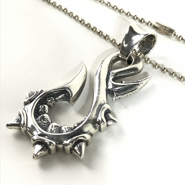 実際に弊社で買取させて頂いたTRAVIS WALKER/トラヴィスワーカー ドラゴンテイルペンダント/チェーン付き