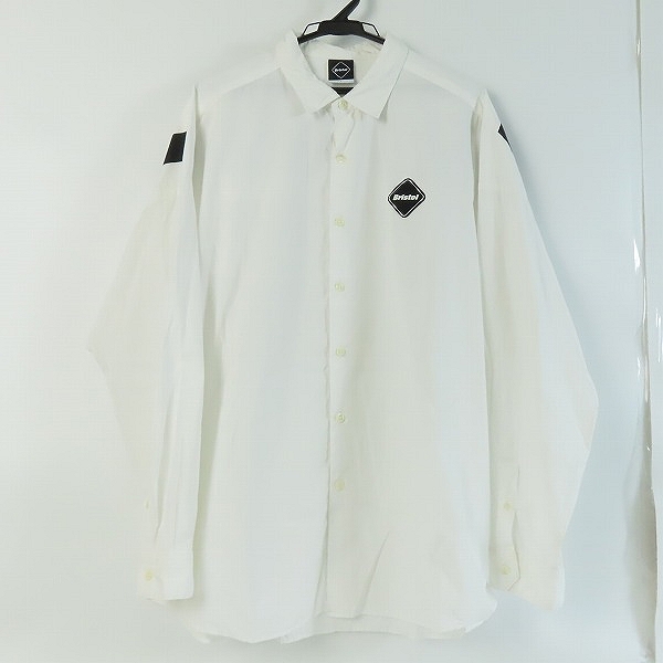 実際に弊社で買取させて頂いたF.C. Real Bristol/エフシーレアルブリストル  23SS BIG LOGO L/S BAGGY SHIRT 長袖シャツ FCRB-230079/Lの画像 1枚目