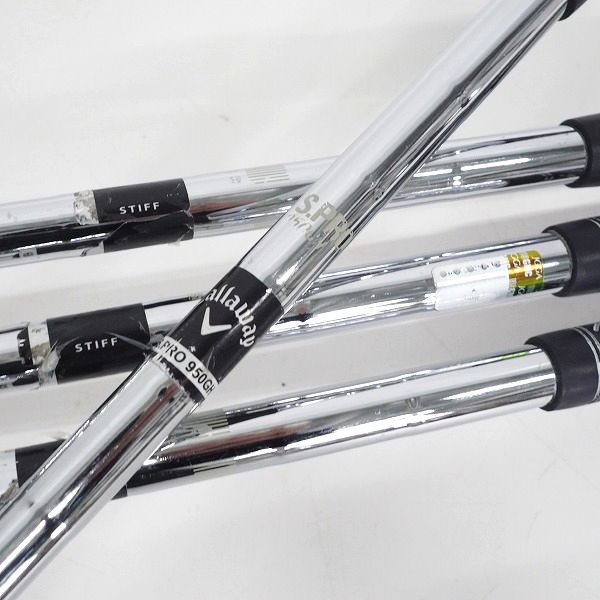実際に弊社で買取させて頂いたCallaway/キャロウェイ APEX PRO FORGED/フォージド アイアン #7～9.Pw 4本セット N.S.PRO 950GH FLEX:Sの画像 6枚目