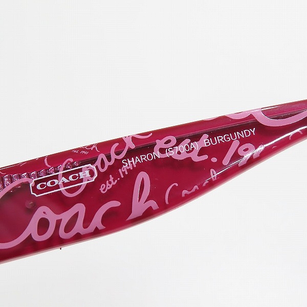 実際に弊社で買取させて頂いたCOACH/コーチ SHARON(S700A) サングラス/アイウェアの画像 5枚目