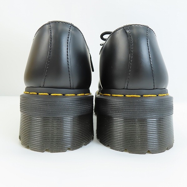 実際に弊社で買取させて頂いたDr.Martens/ドクターマーチン 3ホールシューズ/1461 QUAD PLATFORM LEATHER SHOES 25567001/UK7の画像 1枚目