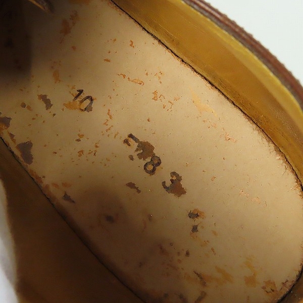 実際に弊社で買取させて頂いたPARABOOT/パラブーツ CHAMBORD/シャンボード レザーシューズ /10の画像 6枚目