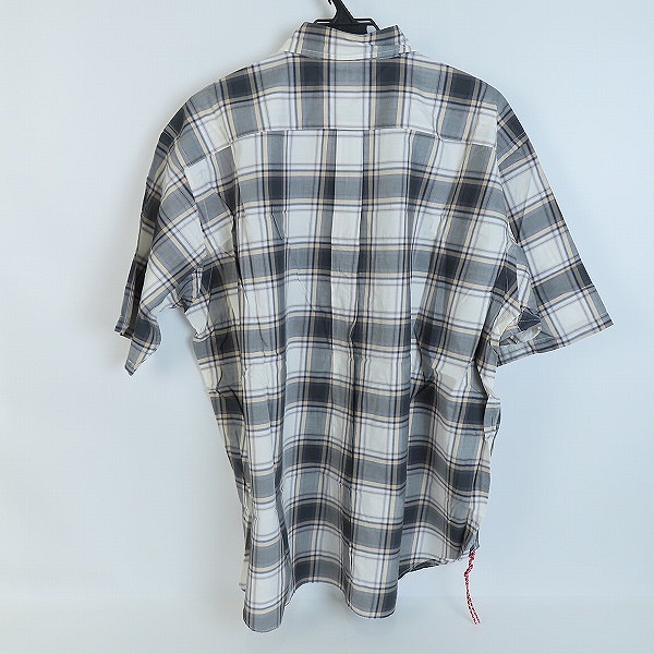 実際に弊社で買取させて頂いたBEAMS JAPAN/ビームスジャパン チェック柄 半袖ボタンシャツ/Mの画像 1枚目