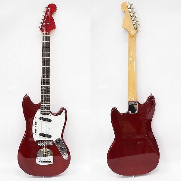 実際に弊社で買取させて頂いた★PhotoGenic/フォトジェニック MG-200 ムスタングType マッチングヘッド エレキギター ソフトケース付 の画像 1枚目