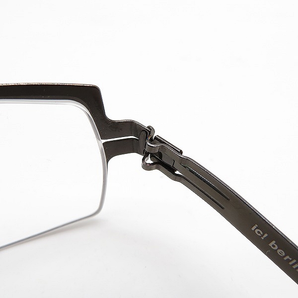 実際に弊社で買取させて頂いたic! berlin/アイシーベルリン model paul メガネフレーム/眼鏡/アイウェア 863424の画像 7枚目