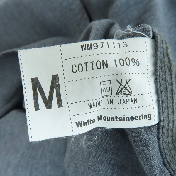 実際に弊社で買取させて頂いたWhiteMountaineering/ホワイトマウンテニアリング 半袖シャツ /Mの画像 3枚目