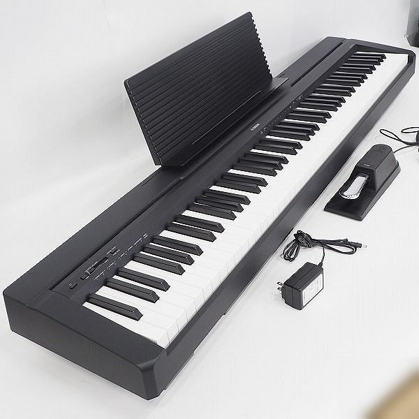 実際に弊社で買取させて頂いた★YAMAHA/ヤマハ P-45B 88鍵 電子ピアノ キーボード 2021年製 サスティーンペダル・アダプター付 【動作確認済】