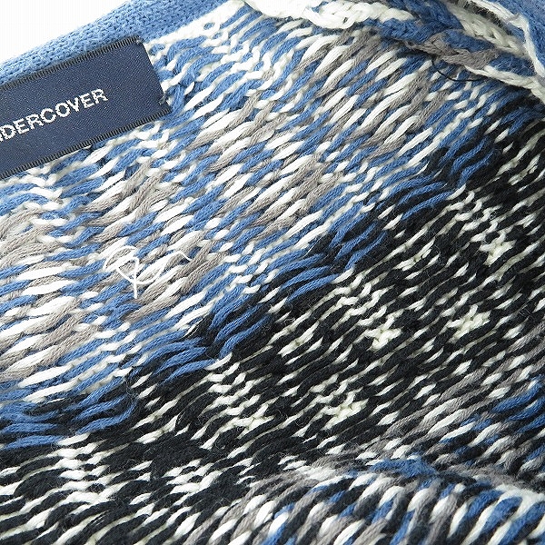 実際に弊社で買取させて頂いたJohn UNDERCOVER/ジョン アンダーカバー ノルディック ジップカーディガン/3の画像 6枚目