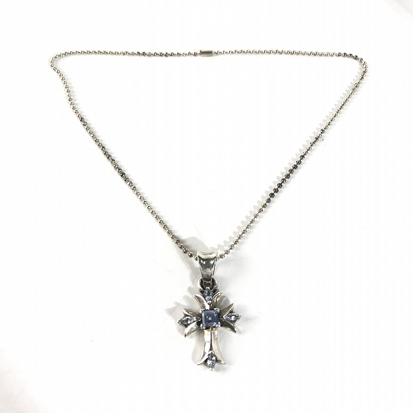 実際に弊社で買取させて頂いたTRAVIS WALKER/トラヴィスワーカー ストーンセット クロスペンダント/チェーン付きの画像 9枚目