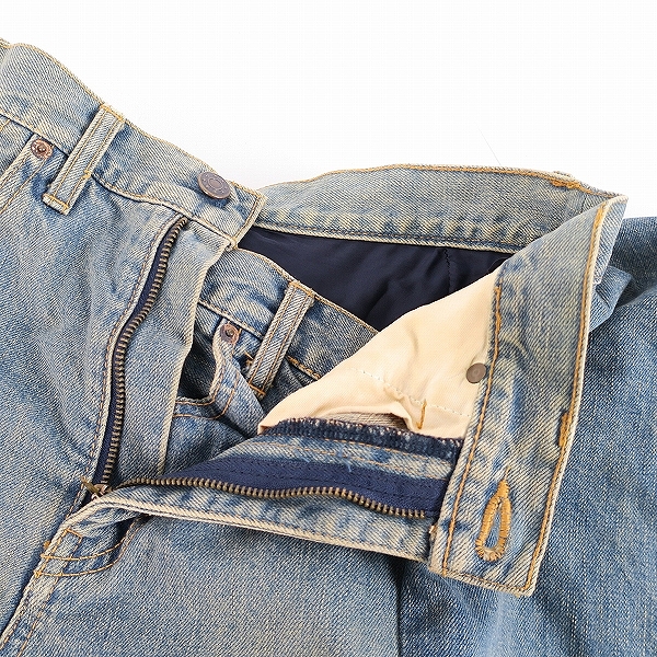 実際に弊社で買取させて頂いたJUNYA WATANABE COMME des GARCONS/ジュンヤワタナベコムデギャルソン 再構築 デニムスカート JN-S085 /Sの画像 2枚目