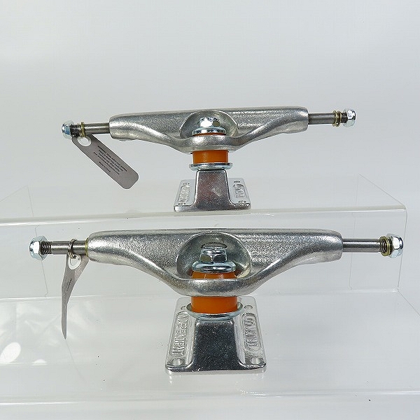 実際に弊社で買取させて頂いた(2)【未使用】INDEPENDENT/インディペンデント 144 STAGE 11 FORGED HOLLOW SILVER スケートボード トラックの画像 1枚目