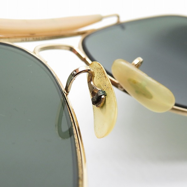 実際に弊社で買取させて頂いたRay-Ban/レイバン B&L/ボシュロム社製 ティアドロップ型 アイウェア/サングラス ゴールドの画像 7枚目
