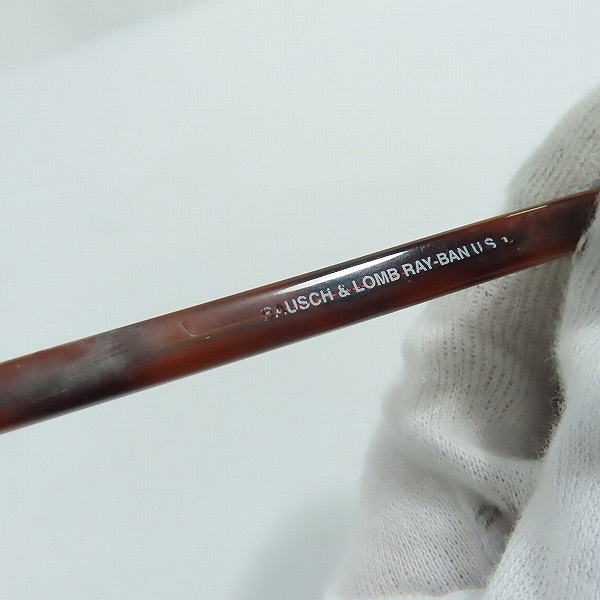 実際に弊社で買取させて頂いたRay-ban/レイバン 90s B＆L/ボシュロム社製 クラブマスター2 W1117 サングラスの画像 7枚目