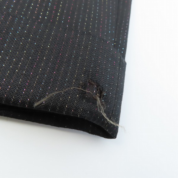 実際に弊社で買取させて頂いたWACKOMARIA × DORMEUIL/ワコマリア × ドーメル STRIPED PLEATED TROUSERS/XLの画像 8枚目