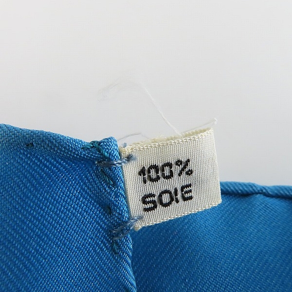 実際に弊社で買取させて頂いたHERMES/エルメス カレ90 CHATEAUX D'ARRIERE 艫飾り スカーフの画像 3枚目