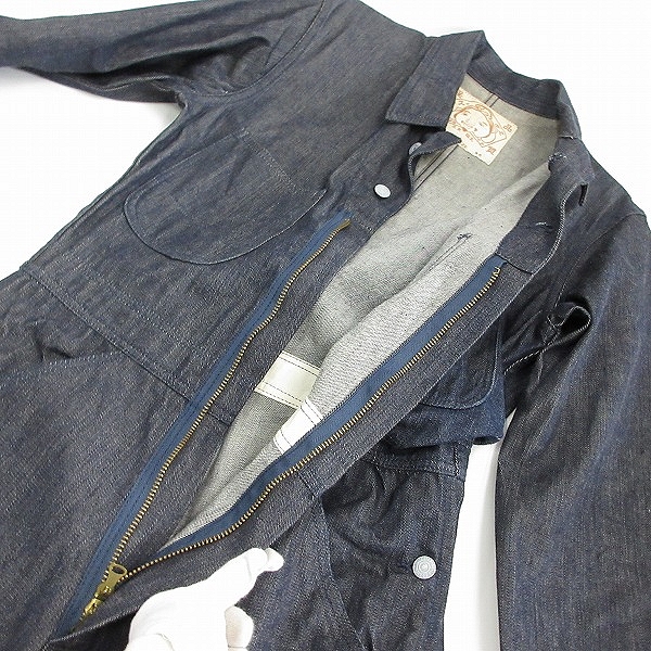 実際に弊社で買取させて頂いたEVISU/エヴィス かもめ Lot.1200 つなぎ/オールインワン/38の画像 5枚目