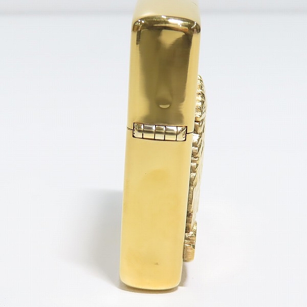 実際に弊社で買取させて頂いたZippo/ジッポー HARLEYDAVIDSON/ハーレーダビッドソン イーグルメタル貼り ゴールド 1932-1991/1991年製の画像 3枚目