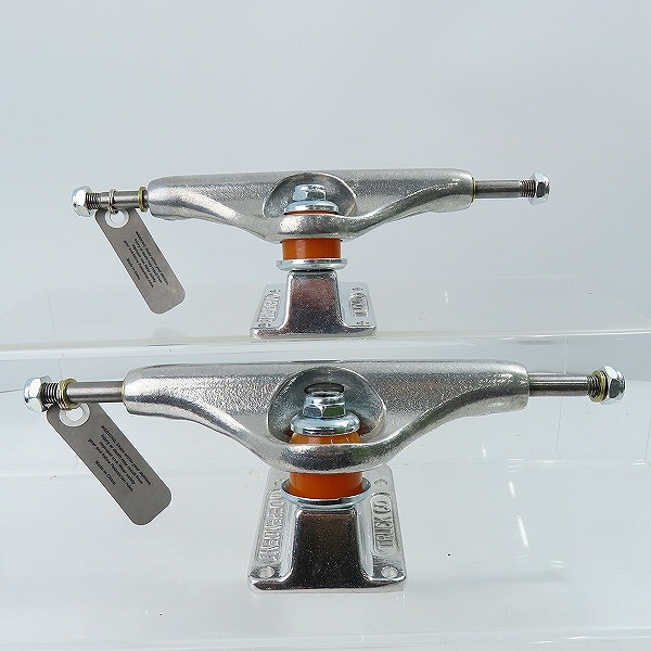 実際に弊社で買取させて頂いた(8)【未使用】INDEPENDENT/インディペンデント 144 STAGE 11 FORGED HOLLOW SILVER スケートボード トラックの画像 1枚目