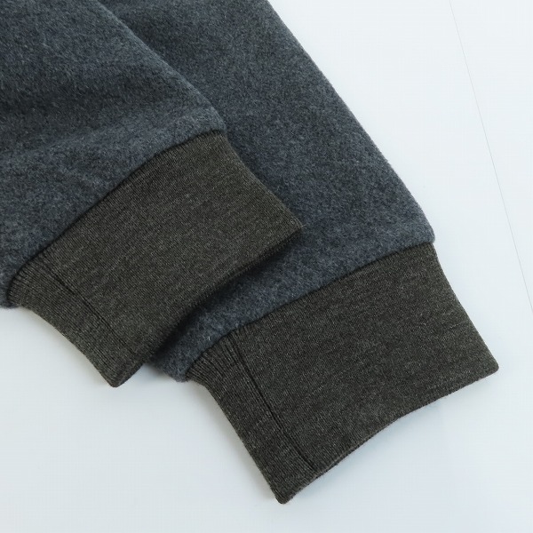 実際に弊社で買取させて頂いた【未使用】BEAMS/ビームス mixRibEASY/ミックスリブイージー パンツ カシミヤ混 チャコールグレー 11-24-1924-803/Sの画像 7枚目