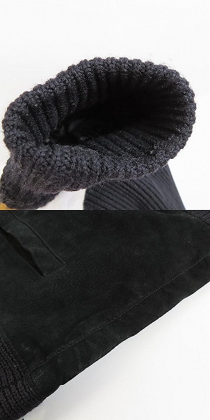 実際に弊社で買取させて頂いたNEIGHBORHOOD/ネイバーフッド 豚革スウェード ニットブルゾンジャケット/092NWMDH-JKM04/Lの画像 7枚目