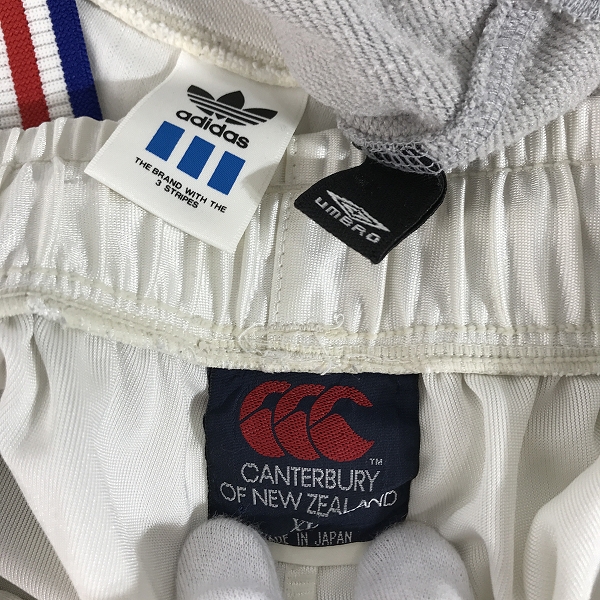 実際に弊社で買取させて頂いた【おまとめ】アンブロ/カンタベリー/アディダス 他 ハーフパンツ/スウェット/ゲームシャツ 等 スポーツウェア