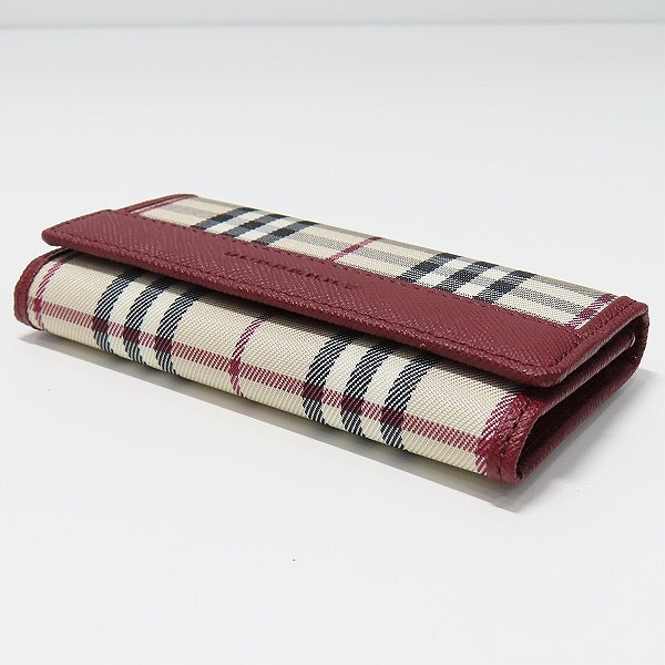 実際に弊社で買取させて頂いたBURBERRY/バーバリー バーバリーチェック×レザー キーケース/5連の画像 2枚目