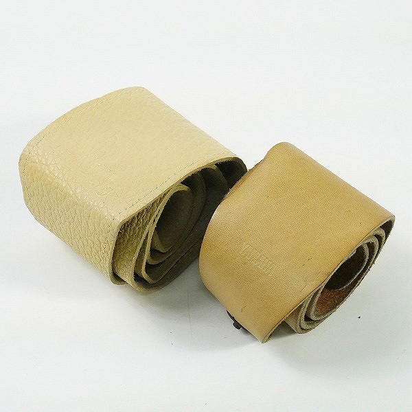 実際に弊社で買取させて頂いたYAMAHA/ヤマハ Roland/ローランド レザー ギターストラップ ベースストラップ 2点セット