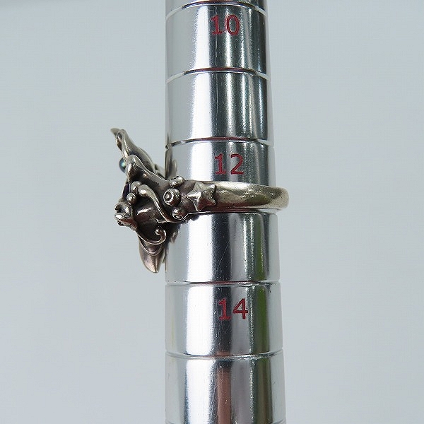 実際に弊社で買取させて頂いたBloody Mary/ブラッディマリー サマフェス限定 ルミネセンス リングｗ/アメジスト＆ホワイトトパーズ BMR901/13号の画像 8枚目