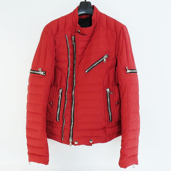 実際に弊社で買取させて頂いたBALMAIN/バルマン 15AW バイカー ダウンジャケット W5HT843B923/S