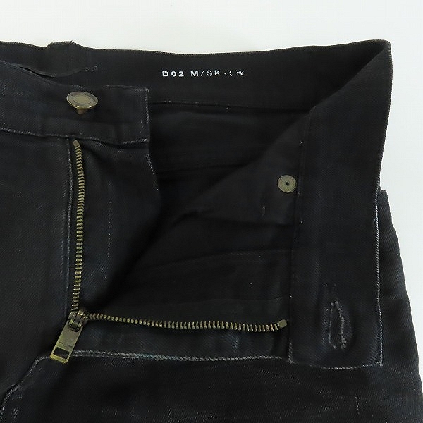 実際に弊社で買取させて頂いたSAINTLAURENTPARIS/サンローランパリ 二ークラッシュデニムパンツ 16AW 441240 Y869L/28の画像 6枚目