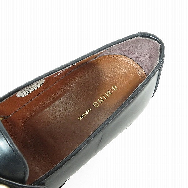 実際に弊社で買取させて頂いたB:MING by BEAMS/ビーミングバイビームス レザーローファーシューズ 7の画像 4枚目