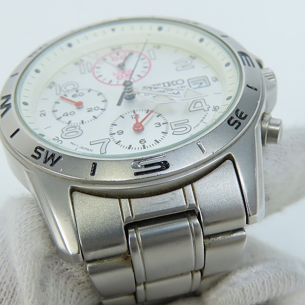 実際に弊社で買取させて頂いたSEIKO/セイコー クロノグラフ クォーツ腕時計 7T92-0DX0の画像 7枚目