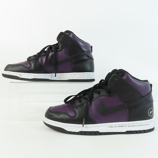 実際に弊社で買取させて頂いたNIKE×FRAGMENT DESIGN/ナイキ×フラグメントデザイン DUNK HI/F ダンク ハイ/F DJ0382-600/27.5の画像 3枚目