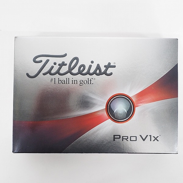 実際に弊社で買取させて頂いた【未使用】Titleist/タイトリスト PRO V1x ゴルフボール ホワイト 1ダースの画像 2枚目