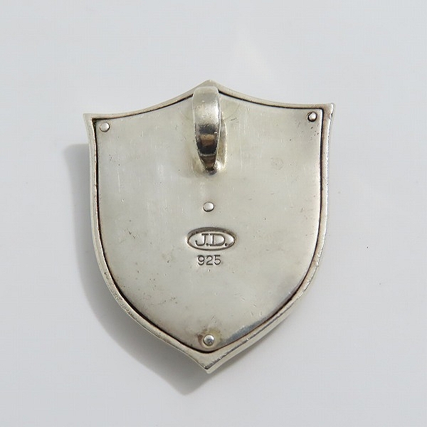 実際に弊社で買取させて頂いたJustin Davis/ジャスティンデイビス クラウンシールド ペンダントの画像 2枚目