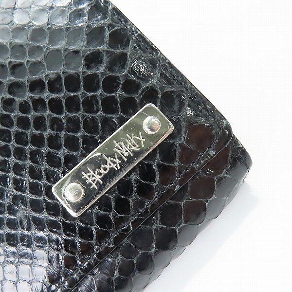 実際に弊社で買取させて頂いたBloody Mary/ブラッディマリー ロングウォレット/長財布 Dカン パイソンの画像 4枚目