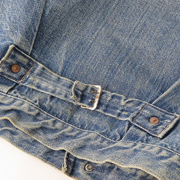 実際に弊社で買取させて頂いたLEVIS/リーバイス 506XX 1st/ファースト 針あり シンチバック/ボタン裏ツープロング ヴィンテージ デニムジャケットの画像 4枚目