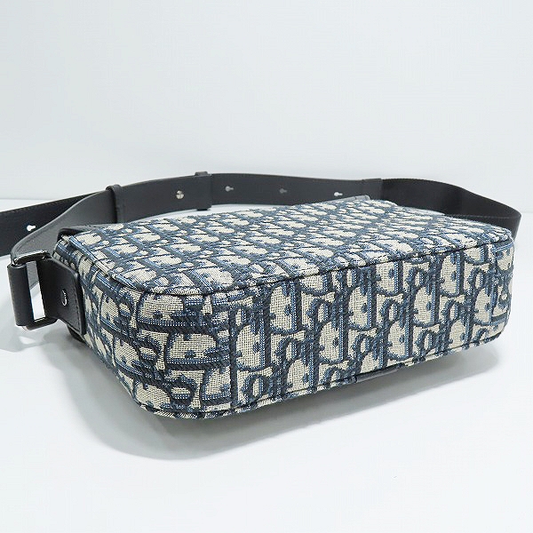 実際に弊社で買取させて頂いた【証明書付き】DIOR/ディオール  レザー切り替えオブリークショルダーバッグ 1ADPO049YKSの画像 3枚目