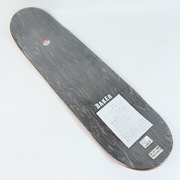 実際に弊社で買取させて頂いた【未開封】BAKER/ベイカー BAKER BRAND LOGO スケートボード デッキの画像 1枚目